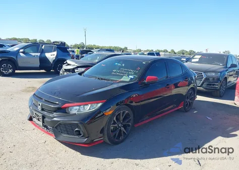 2018 Honda Civic Sport from USA, damaged, VIN SHHFK7H46JU235007